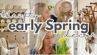 Thrifty Spring Decor  Decorating with thrifted items for Spring