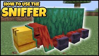 How To Use The SNIFFER In MINECRAFT