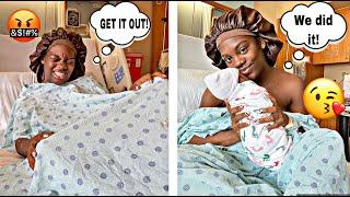 No Epidural Labor and Delivery vlog Induction  Baby 4  Natural birth NO MEDICATION