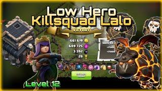 Clash of Clans 2 - Lets Learn Th9 Killsquad Lalo - How To 3 Star With Low Heroes