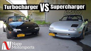 Which Boost is Best? Miata - Turbocharged VS Supercharged