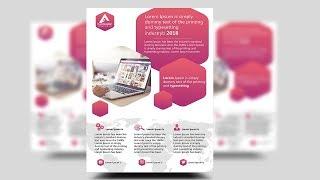 Creative Corporate Flyer Design  Photoshop Tutorials