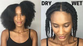 FLAT TWIST OUT ON DRY HAIR vs WET HAIR  Olivia Rose