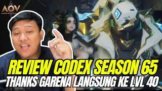 REVIEW CODEX BARU SEASON 65 DIKASIH LEVEL EXP GRATIS AUTO LEVEL 40 THANKS GARENA MANTAPP