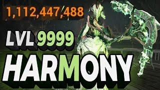 Endgame HARMONY Build  Billion Damage vs Level 9999 Warframe