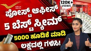 Top 5 Post Office Schemes Interest Rates in Kannada - Details of Post office Interest rates 2024