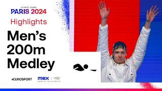 MARCHAND MANIA   Mens Swimming 200m Individual Medley Highlights  #Paris2024