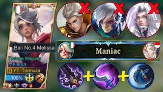 KESUSAHAN LAWAN CLAUDE? MELISSA SOLUSINYA. BEST BUILD MELISSA AUTO MANIAC  Mobile Legend Bang Bang