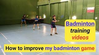 Badminton training drills  beginners badminton training  Badminton 2020