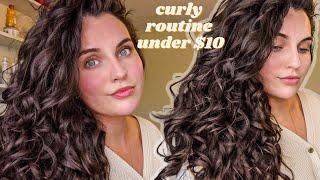 THE ULTIMATE AFFORDABLE CURLY HAIR ROUTINE UNDER $10