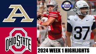 #2 Ohio State vs Akron  Full Game Highlights  2024 College Football Highlights