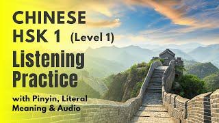 HSK 1 Listening Practice  HSK Level 1 Chinese Listening and Speaking Practice