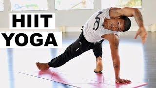 INTENSE Cardio Yoga HIIT Workout Burn and Sweat