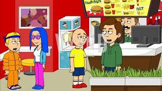 GoAnimate - Caillou Behaves At McDonalds and Gets Ungrounded