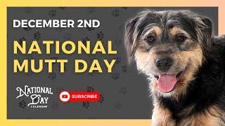 NATIONAL MUTT DAY  December 2nd - National Day Calendar