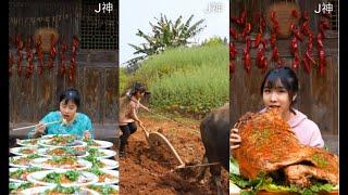 Mukbang eating show chinese chinese food countryside eater丨MUKBANG Big Eater Eating Show丨