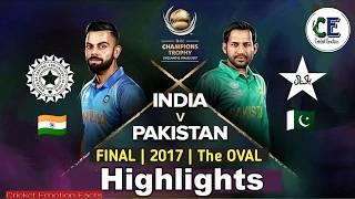 ICC Champions Trophy 2017 Final  IND vs PAK Full Highlights