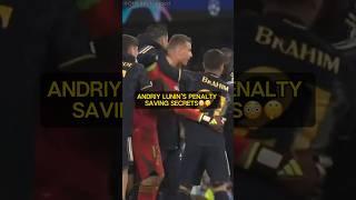 How Andriy Lunin Became A PENALTY HERO  #shorts #football