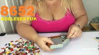 SEXY BBW ADELESEXYUK BUSY UNBOXING AND BUILDING HER LEGO GARAGE CREATOR SET 8652