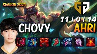 GEN Chovy AHRI vs YONE Mid - Patch 14.5 KR Ranked CHALLENGER  lolrec