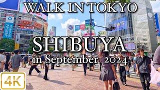 【 SHIBUYA in September 2024 渋谷 】 Walk in Tokyo 東京 4K