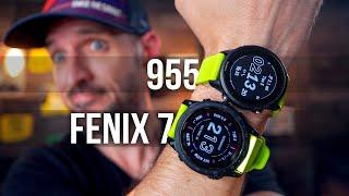 Garmin Fenix 7 vs Forerunner 955 In-Depth Comparison - So Similar So Different