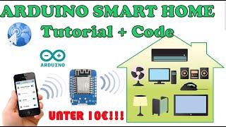 Arduino project ESP8266 Smartphone steuernschalten DIY SMART HOME WIFI Webserver TutorialAnleitung