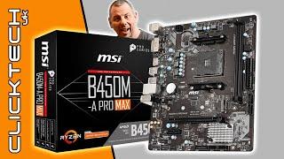 MSi - B450M A Pro Max - Micro ATX Motherboard - Unboxing and Overview