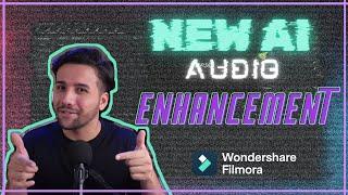 How To Use AI Speech Enhancement in Filmora 2024  Audio Denoise