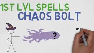 1ST LEVEL SPELL #14 Chaos Bolt 5E