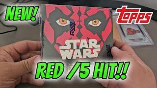 2024 Topps Star Wars Episode 1 Sapphire Red 5 HIT 
