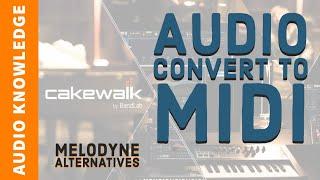 Audio To MIDI Conversion  Melodyne Alternatives