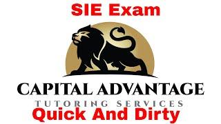 Crack the SIE Exam Last-Minute Masterclass for passing the SIE Exam 