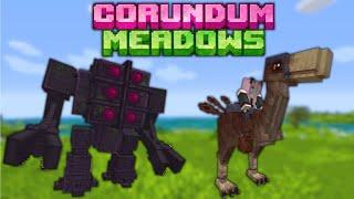 Обзор мода Corundum MeadowsКОРУНДОВЫЕ ЛУГА1.16.5 крутой босс новые мобы новые биомы