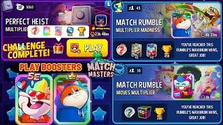 Multiplier Mushrooms+BlowEm Up Solo Challenge Perfect Heist 2 Match Rumble Match Masters