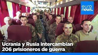 Rusia y Ucrania intercambian 103 soldados por bando mientras sigue la contraofensiva rusa en Kursk