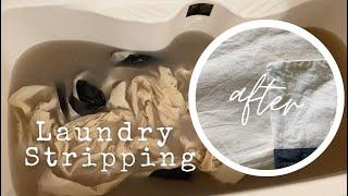 Laundry Stripping How To and Before & After. Homemaking Tips.