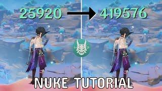 Xiao 419K DMG Nuke Tutorial -  Genshin Impact 