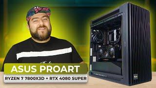 Ryzen 7 7800X3D + RTX 4080 SUPER  Сборка ИГРОВОГО ПК ASUS ProArt