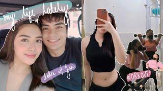 VLOG • Trips to Manila Our First Month Together Fave Cafe in Pampanga & Gym Day  Andrea Angeles