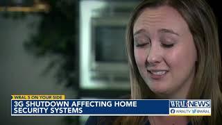 3G shutdown affecting home security systems