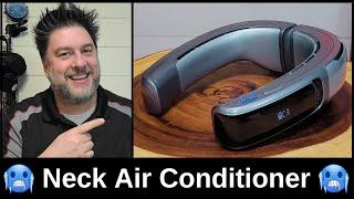  RANVOO Aice Lite - neck air conditioner. First Look - Neck fan. How to stay cool in the summer 