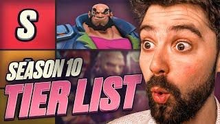 OFFICAL Season 10 Tier List - Best and Worst Heroes  Overwatch 2 New Meta