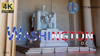 Washington D.C. 4K Walking Tour Downtown