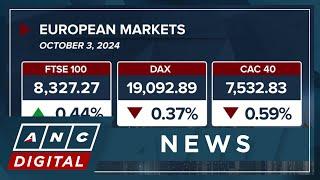 European markets mostly lower as investors in the region parse through economic reports  ANC