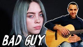 Bad Guy - Billie Eilish - Guitar Lesson - Chitarra - Guitarra