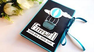 HANDMADE FAREWELL CARD  Beautiful Greeting Card for Farewell Day  DIY Greeting Card  Tutorial