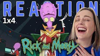 **FIRST TIME WATCHING** RICK AND MORTY   1x4 M. NIGHT SHAYM-ALIENS  TV SHOW REACTION