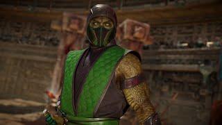 Mortal Kombat 11 - Reptile Scorpion Skin Klassic Tower Walkthrough and Ending