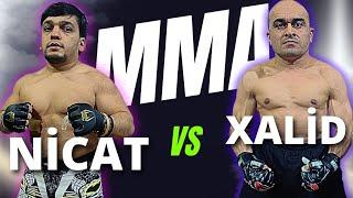 BAKILI NİCAT VS SUMQAYITLI XALİD  BALACABOYLARIN DÖYÜŞÜ #6 MMA